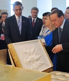 Berlusconi, das Canova-Buch und Obama